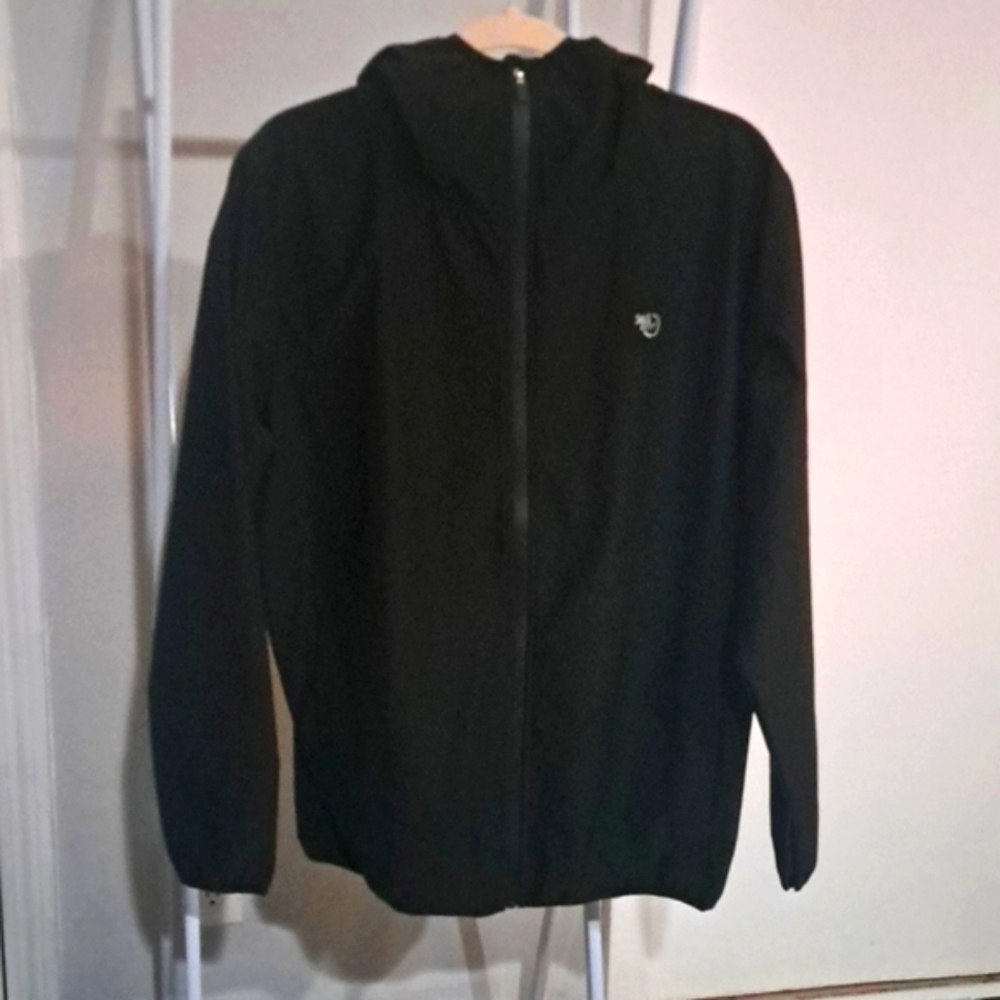 Black Sauna Workout Fitness sweat Jacket for Women XL New w/o tags